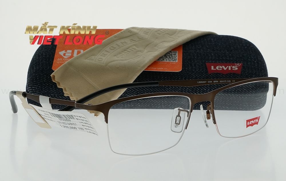  GỌNG KÍNH LEVIS LS05227-C04 BRN 55-17 