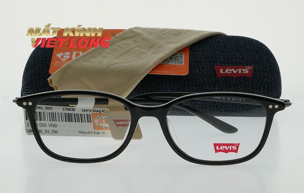  GỌNG KÍNH LEVIS LS06465-C01 BLK 53-17 