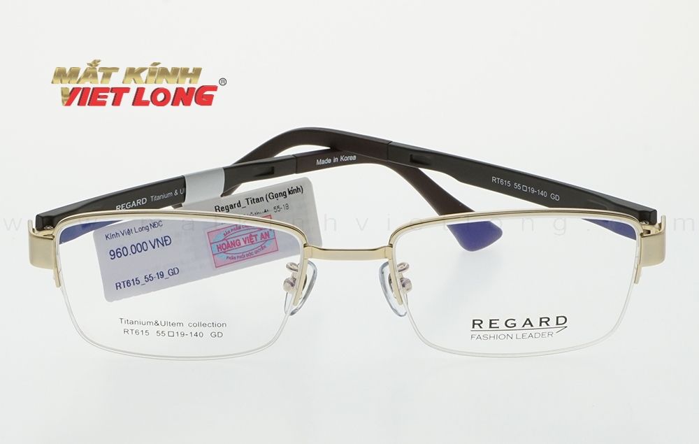  GỌNG KÍNH REGARD RT615-GD 55-19 