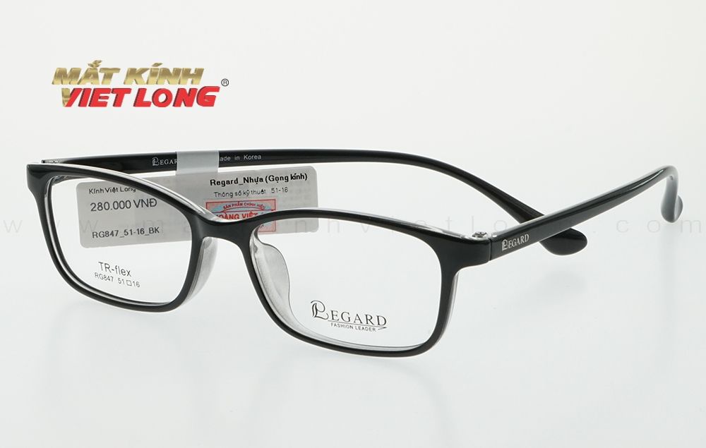  GỌNG KÍNH REGARD RG847-BK 51-16 