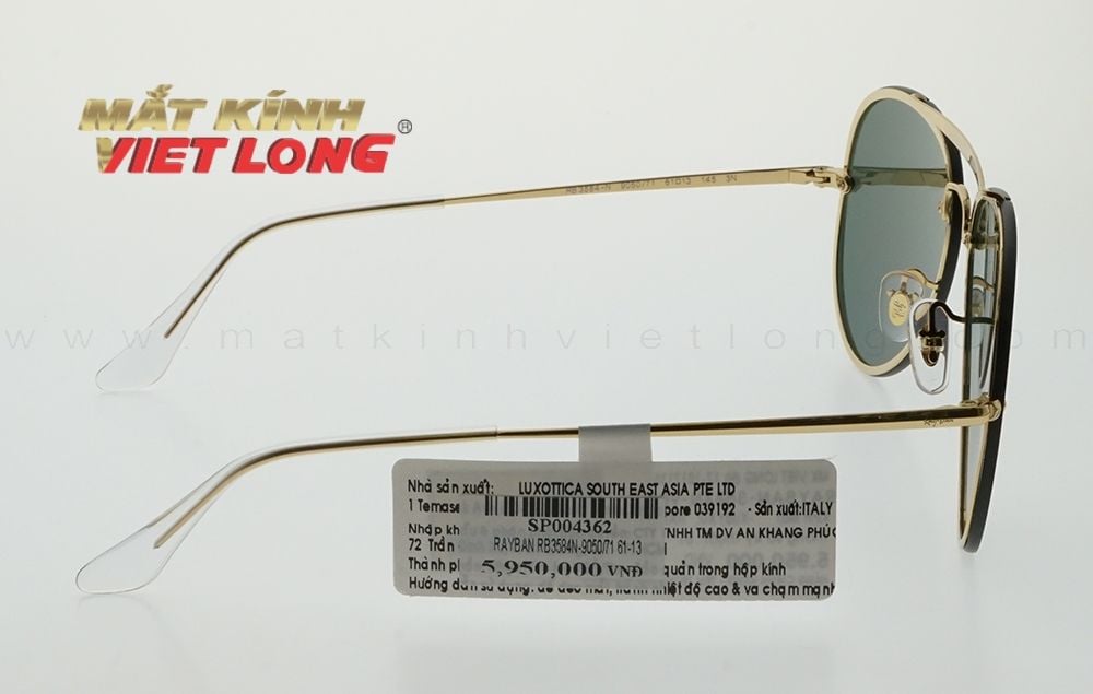  KÍNH MÁT RAYBAN RB3584N-9050/71 61-13 