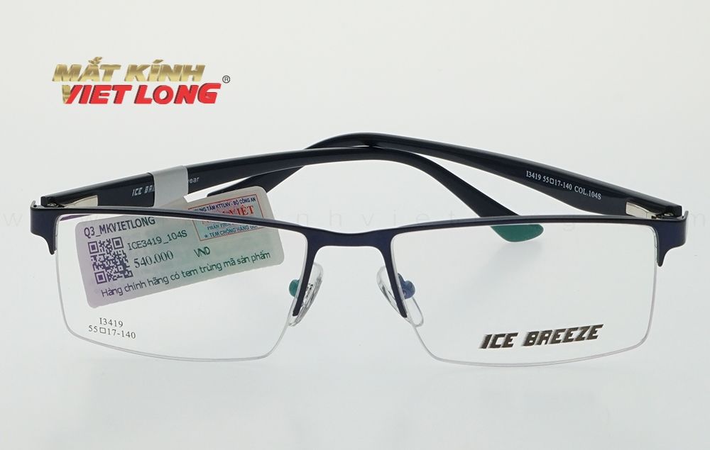  GỌNG KÍNH ICE BREEZE I3419-104S 55-17 