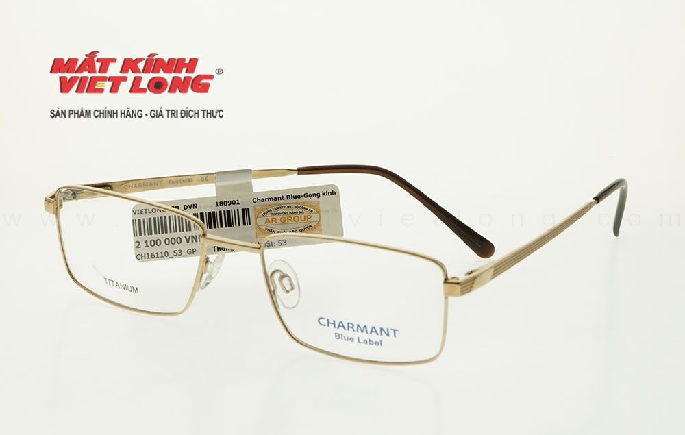  GỌNG KÍNH CHARMANT CH16110-GP 53-18 