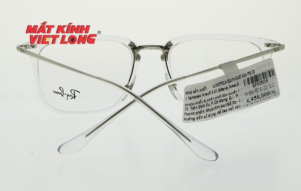  GỌNG KÍNH RAYBAN RB7141-2001 52-20 