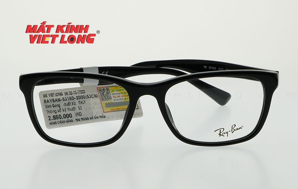  GỌNG KÍNH RAYBAN RB5315D-2000 53-17 