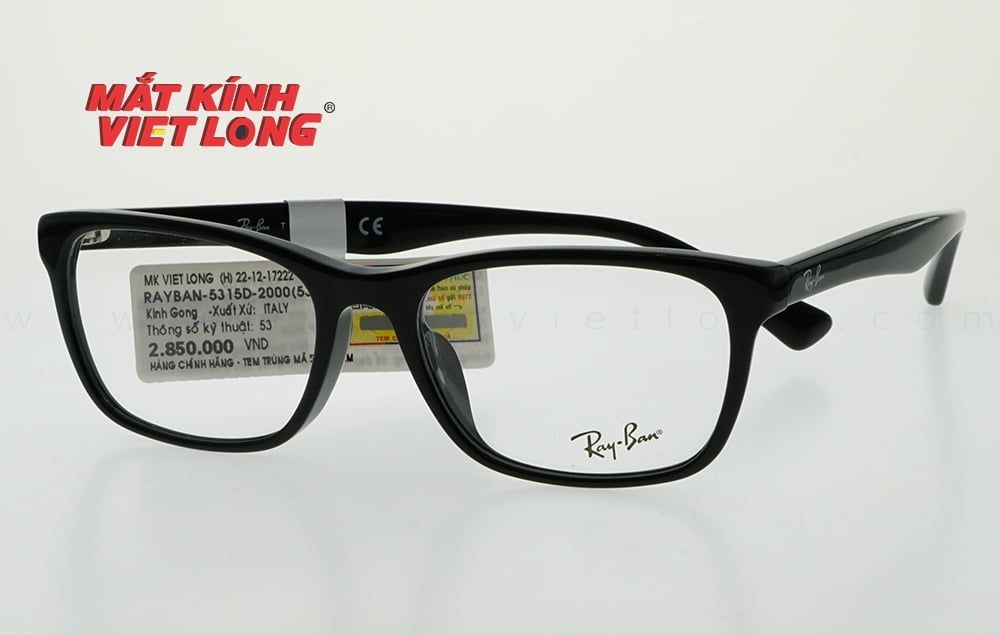  GỌNG KÍNH RAYBAN RB5315D-2000 53-17 