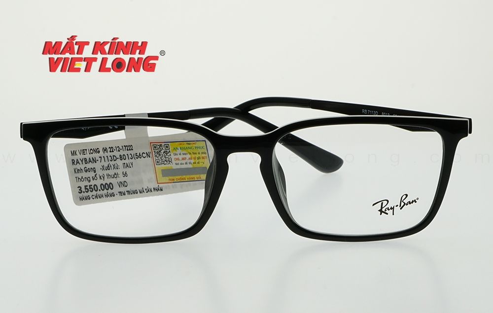  GỌNG KÍNH RAYBAN RB7113D-8013 56-17 