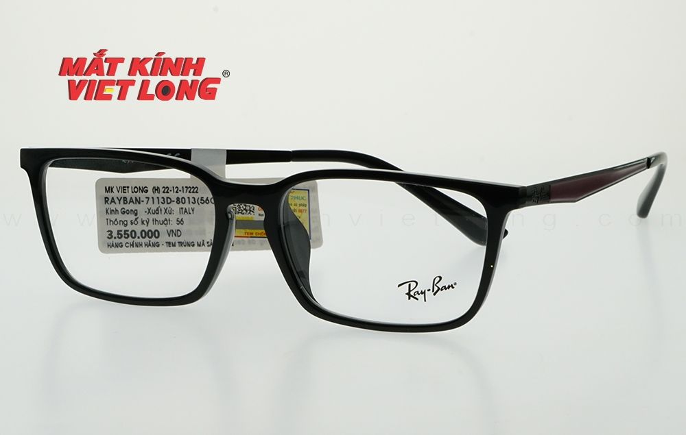  GỌNG KÍNH RAYBAN RB7113D-8013 56-17 