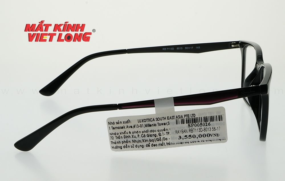  GỌNG KÍNH RAYBAN RB7113D-8013 56-17 