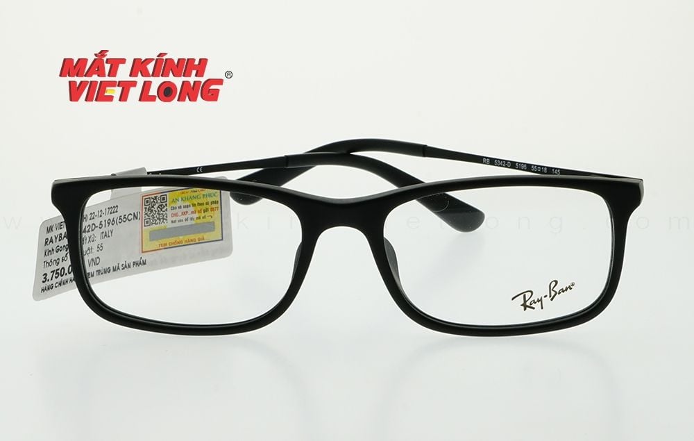  GỌNG KÍNH RAYBAN RB5342D-5196 55-18 