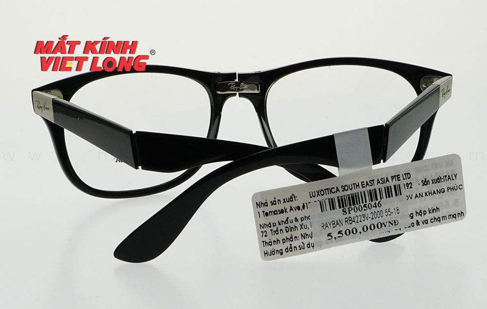  GỌNG KÍNH RAYBAN RB4223V-2000 55-18 