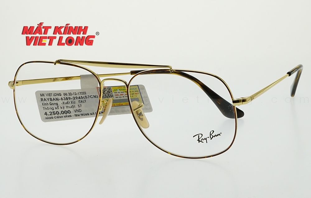  GỌNG KÍNH RAYBAN RB6389-2945 57-16 