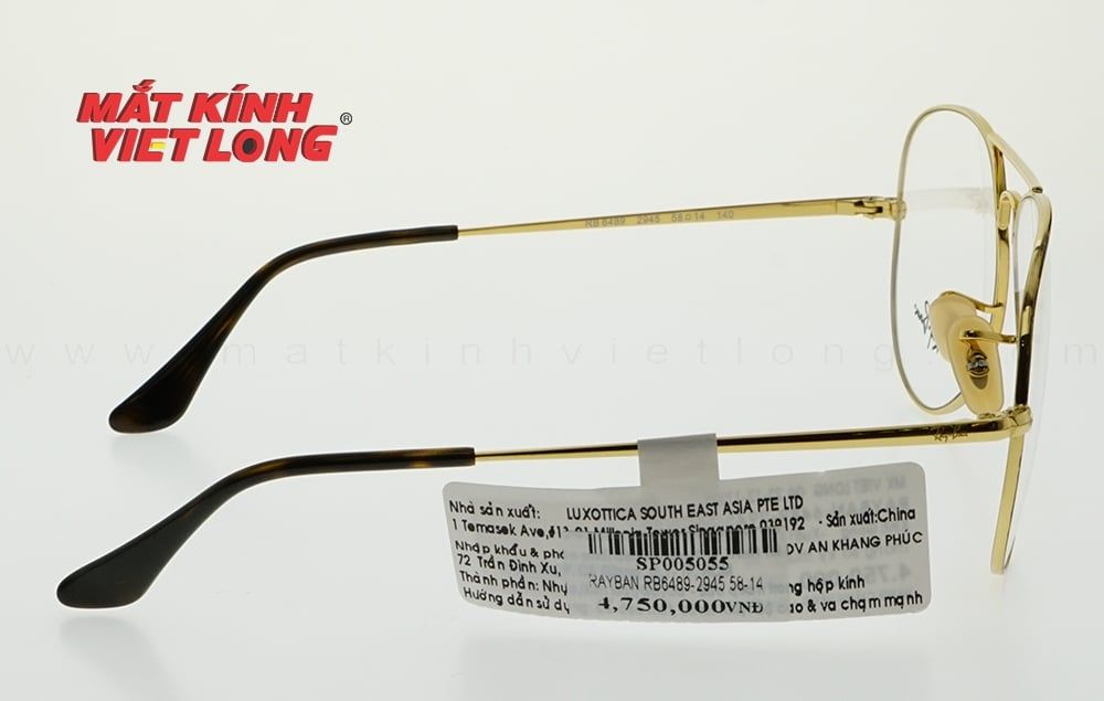  GỌNG KÍNH RAYBAN RB6489-2945 58-14 