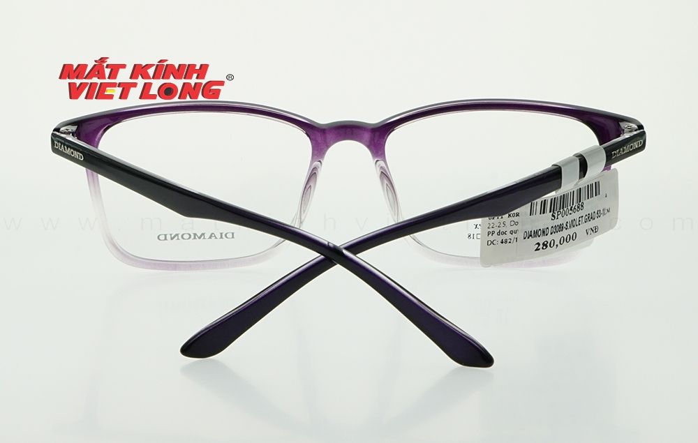  GỌNG KÍNH DIAMOND D3069-S.VIOLET.GRAD 53-18 