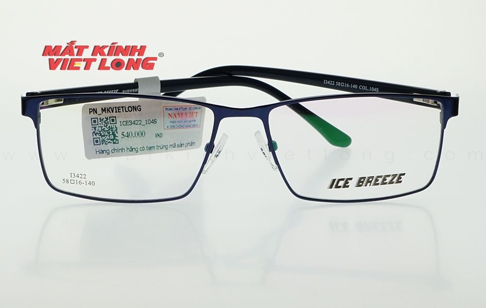  GỌNG KÍNH ICE BREEZE I3422-104S 58-16 