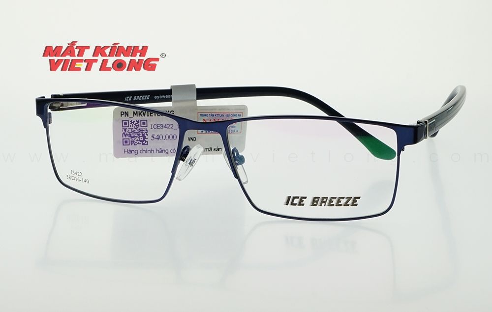  GỌNG KÍNH ICE BREEZE I3422-104S 58-16 