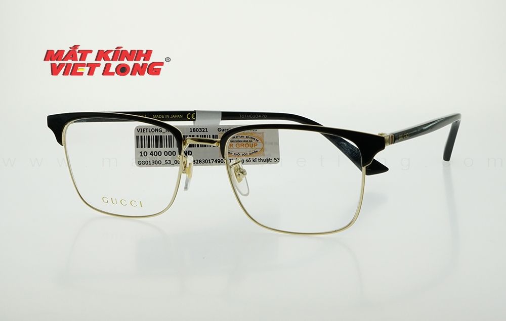  GỌNG KÍNH GUCCI GG0130O-001 53-18 