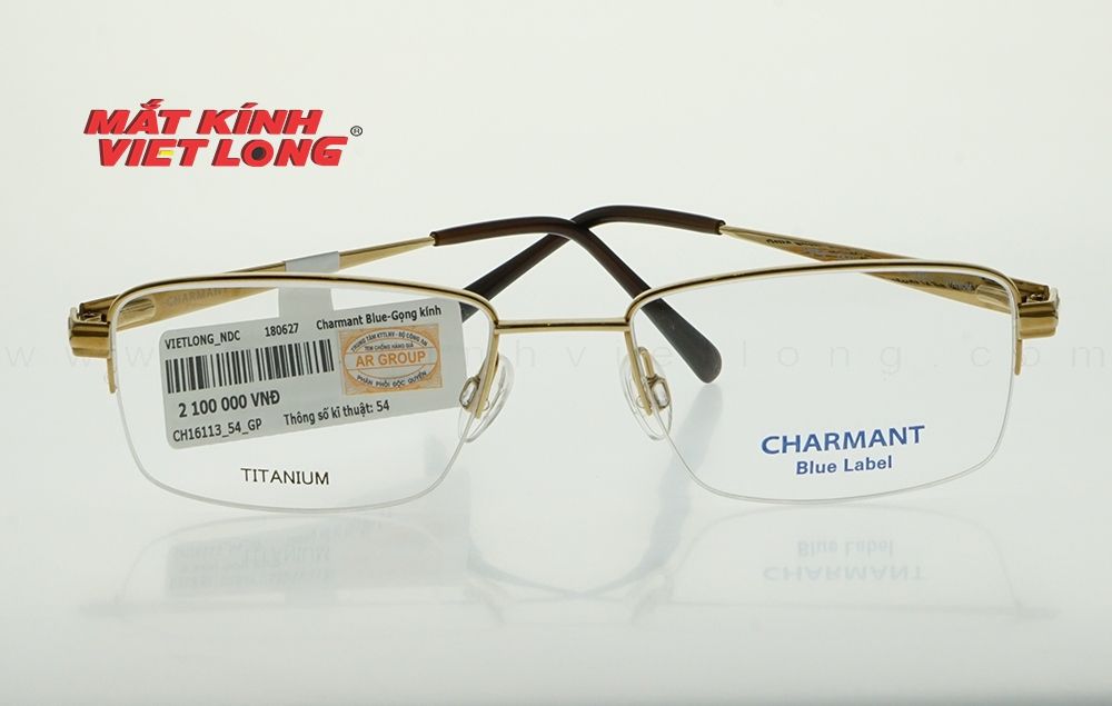  GỌNG KÍNH CHARMANT CH16113-GP 54-19 