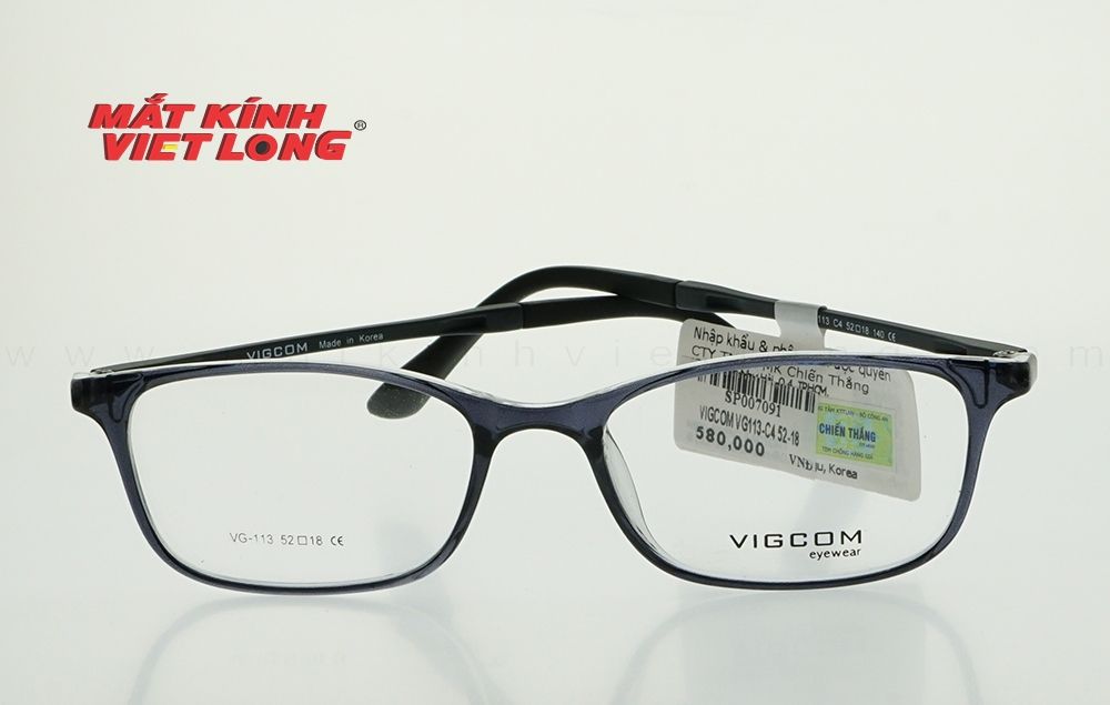  GỌNG KÍNH VIGCOM VG113-C4 52-18 