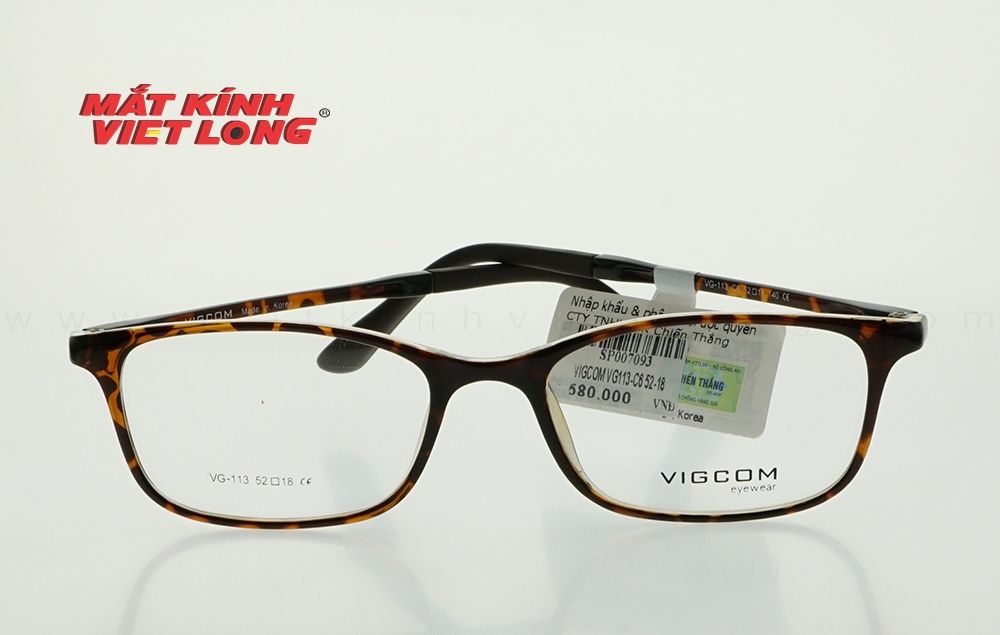  GỌNG KÍNH VIGCOM VG113-C6 52-18 