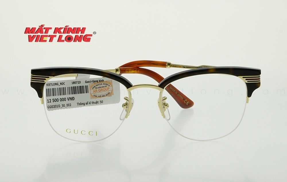  GỌNG KÍNH GUCCI GG0201O-002 50-18 