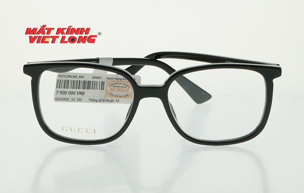  GỌNG KÍNH GUCCI GG0260O-001 53-17 