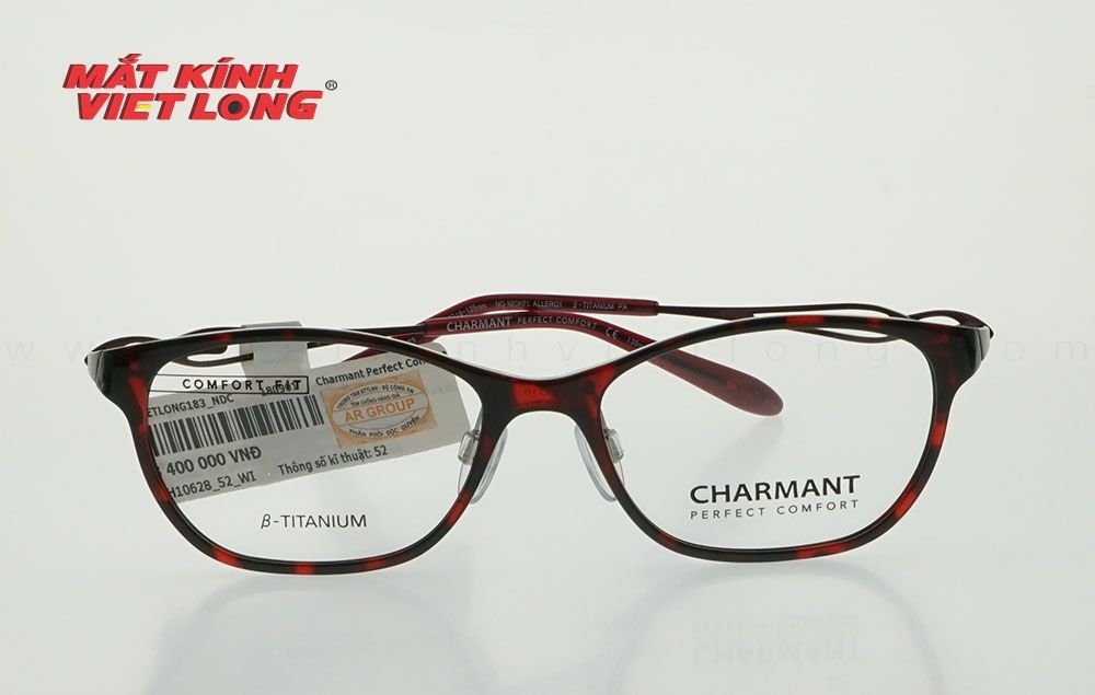  GỌNG KÍNH CHARMANT CH10628-WI 52-16 