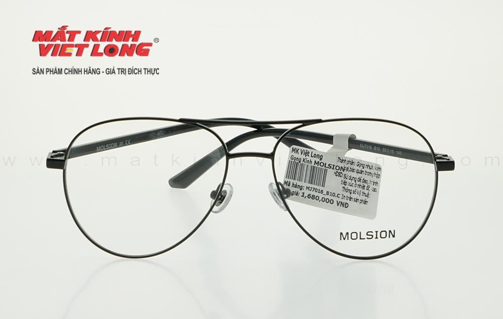  GỌNG KÍNH MOLSION MJ7016-B10 55-15 