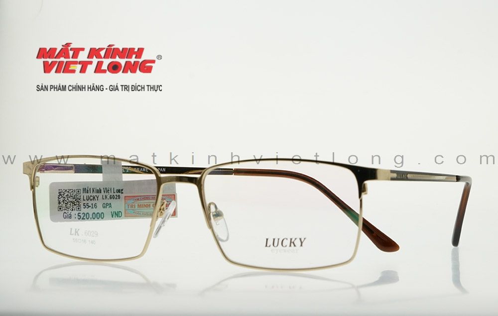  GỌNG KÍNH LUCKY LK6029-GPA 55-16 