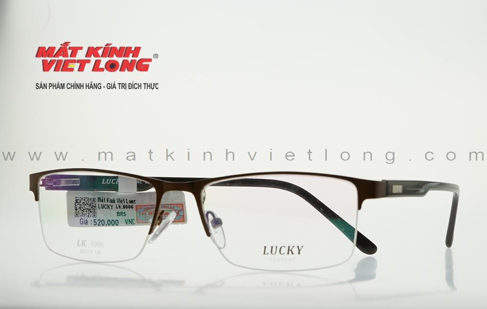  GỌNG KÍNH LUCKY LK6006-BRS 55-17 