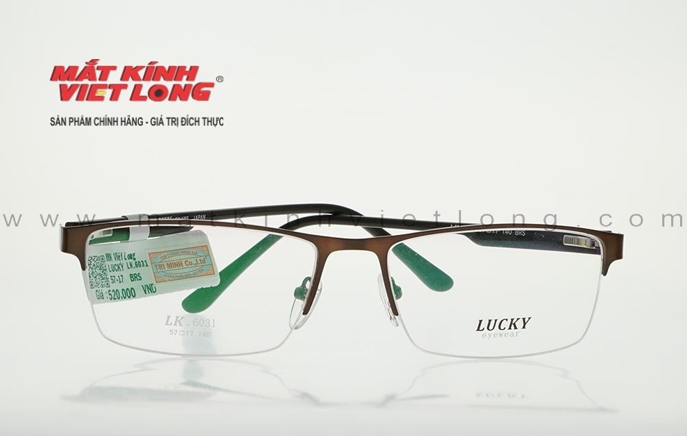  GỌNG KÍNH LUCKY LK6031-BRS 57-17 