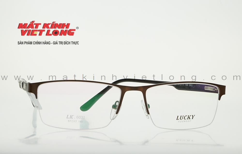  GỌNG KÍNH LUCKY LK6031-BRS 57-17 