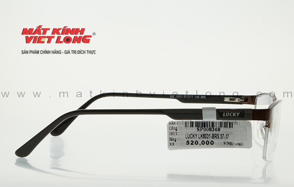  GỌNG KÍNH LUCKY LK6031-BRS 57-17 