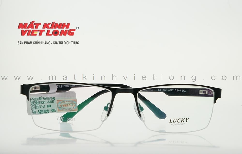  GỌNG KÍNH LUCKY LK6031-BKA 57-17 