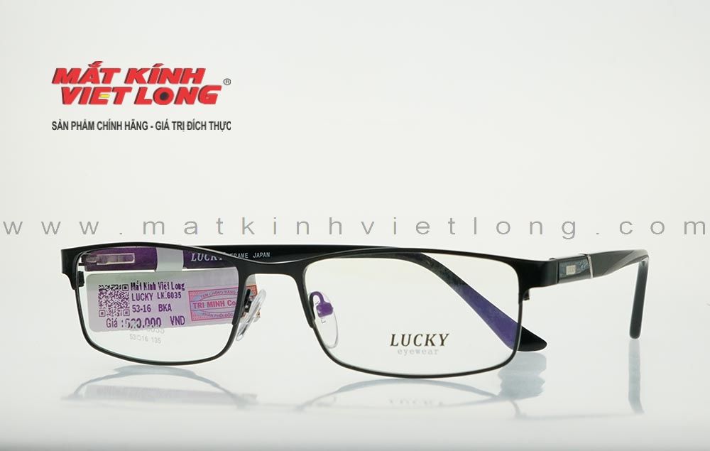  GỌNG KÍNH LUCKY LK6035-BKA 53-16 