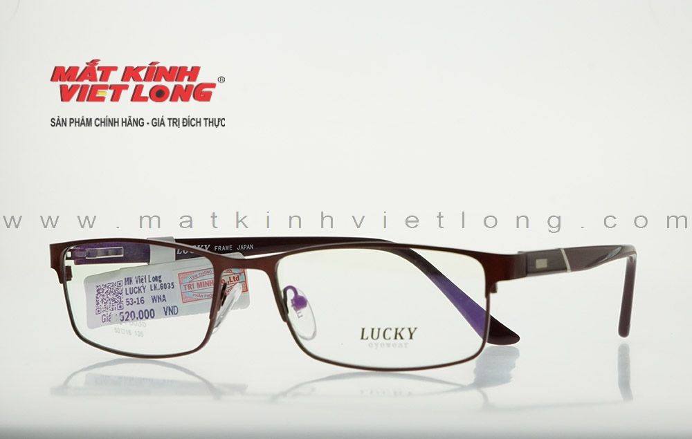  GỌNG KÍNH LUCKY LK6035-WNA 53-16 