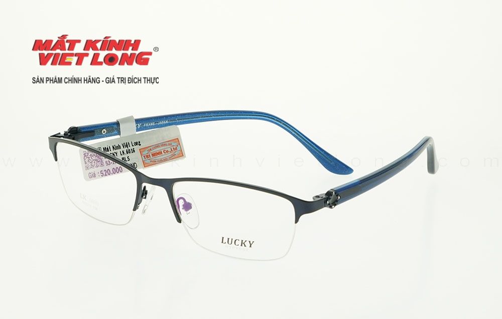  GỌNG KÍNH LUCKY LK6016-BLS 53-17 