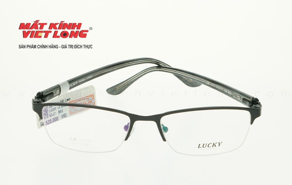  GỌNG KÍNH LUCKY LK6016-BKA 53-17 