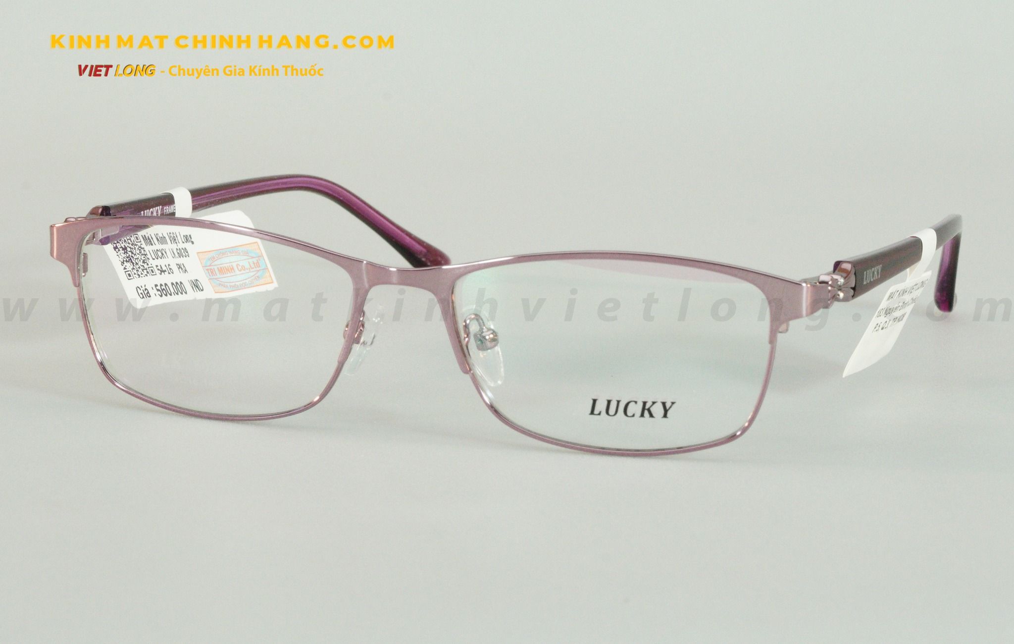  GỌNG KÍNH LUCKY LK6039-PKA 54-16 