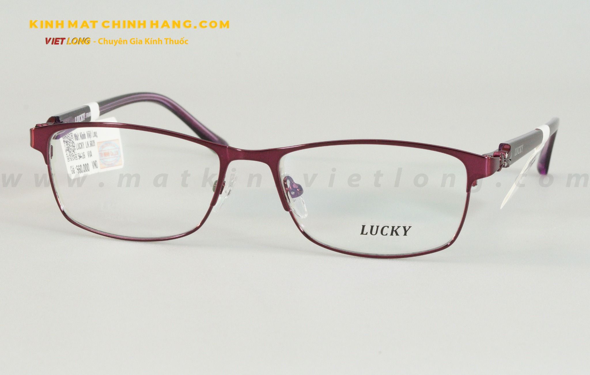  GỌNG KÍNH LUCKY LK6039-VIA 54-16 