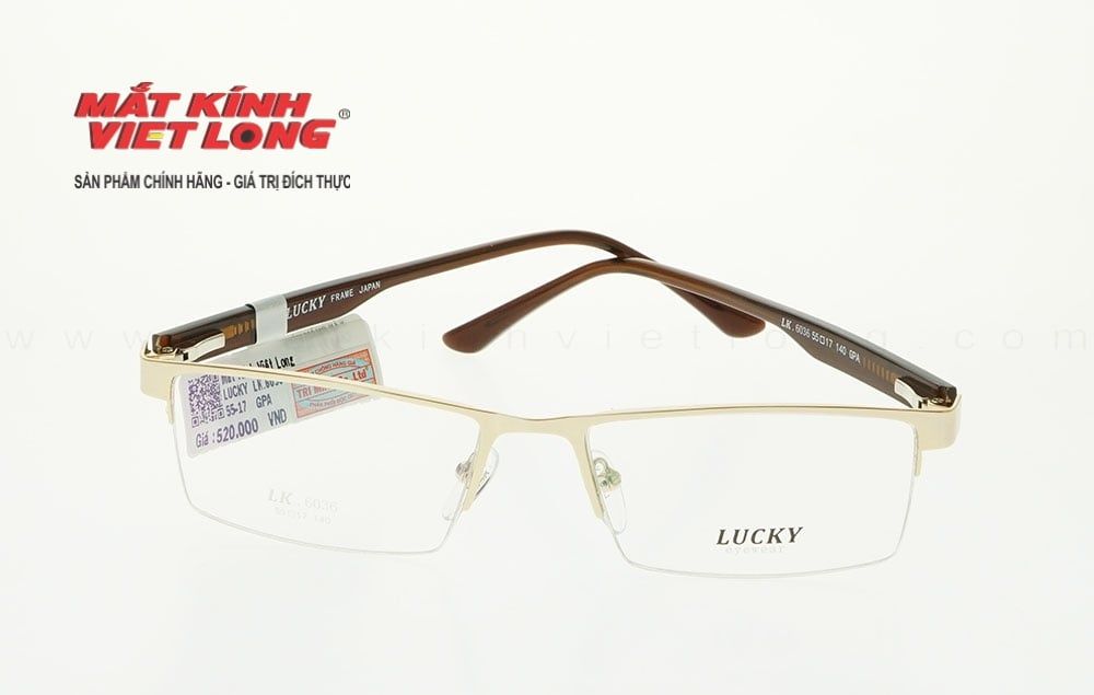  GỌNG KÍNH LUCKY LK6036-GPA 55-17 