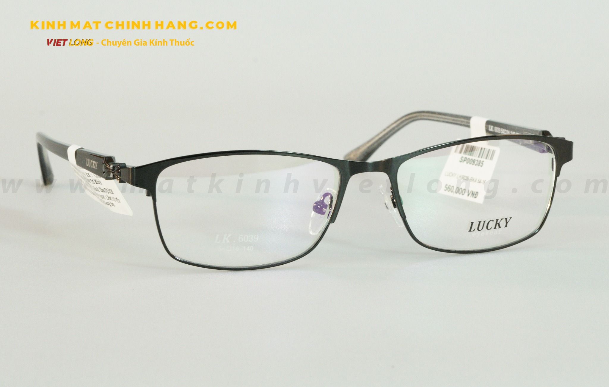  GỌNG KÍNH LUCKY LK6039-BKA 54-16 