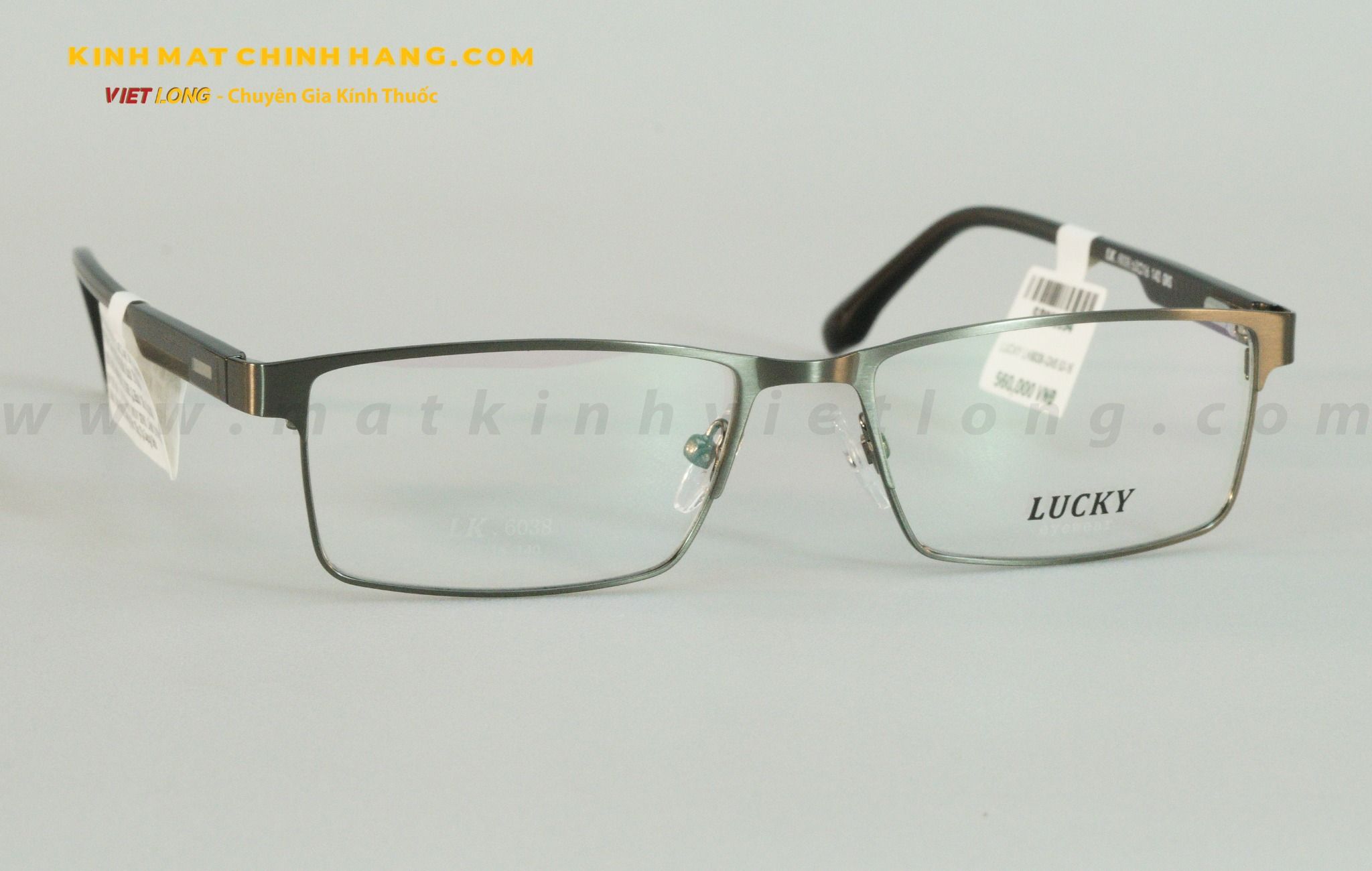  GỌNG KÍNH LUCKY LK6038-GNS 53-16 