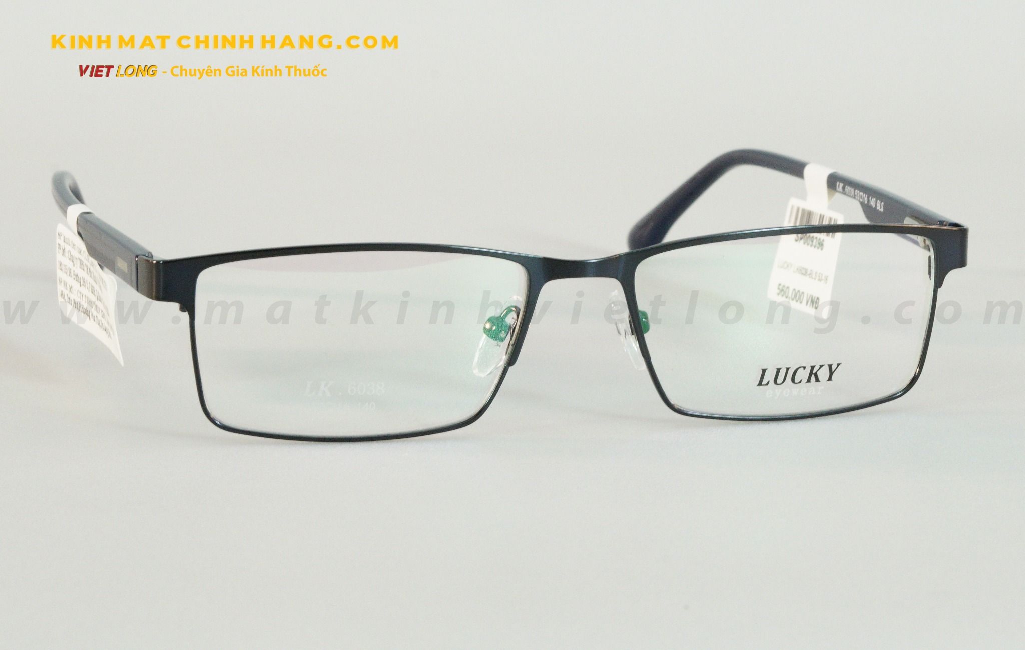  GỌNG KÍNH LUCKY LK6038-BLS 53-16 