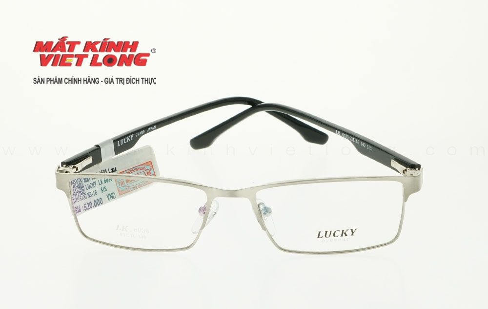  GỌNG KÍNH LUCKY LK6038-SIS 53-16 