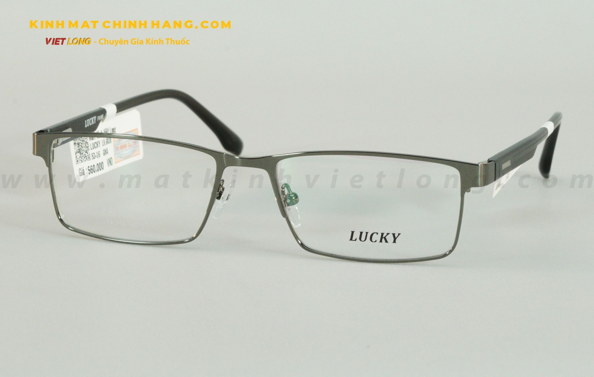  GỌNG KÍNH LUCKY LK6038-GNA 53-16 