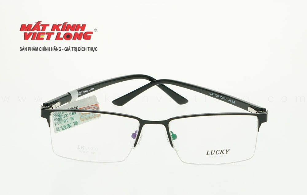  GỌNG KÍNH LUCKY LK6018-BKS 55-17 