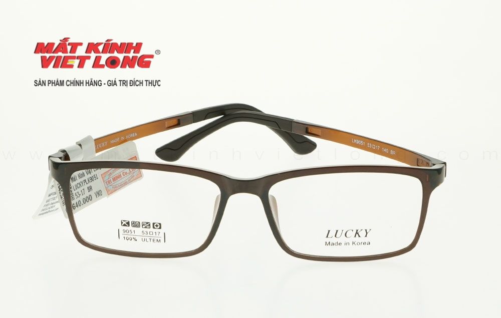  GỌNG KÍNH LUCKY LK9051-BR 53-17 