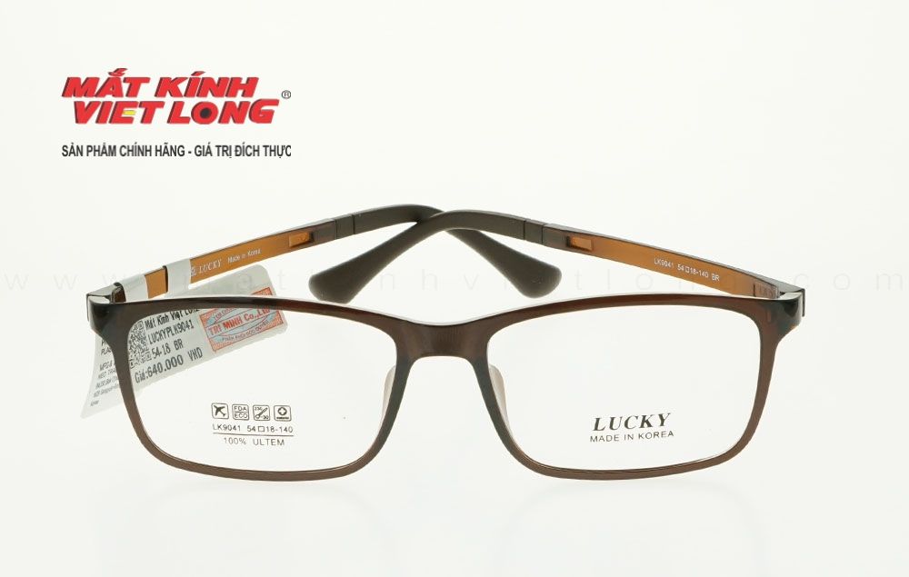  GỌNG KÍNH LUCKY LK9041-BR 54-18 