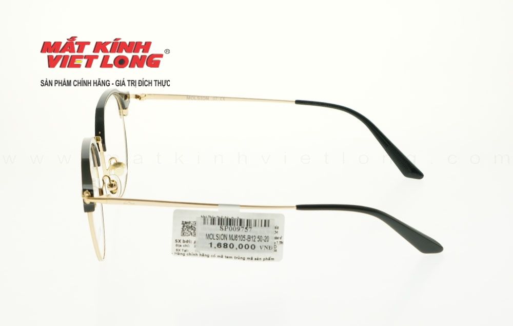  GỌNG KÍNH MOLSION MJ6105-B12 50-20 